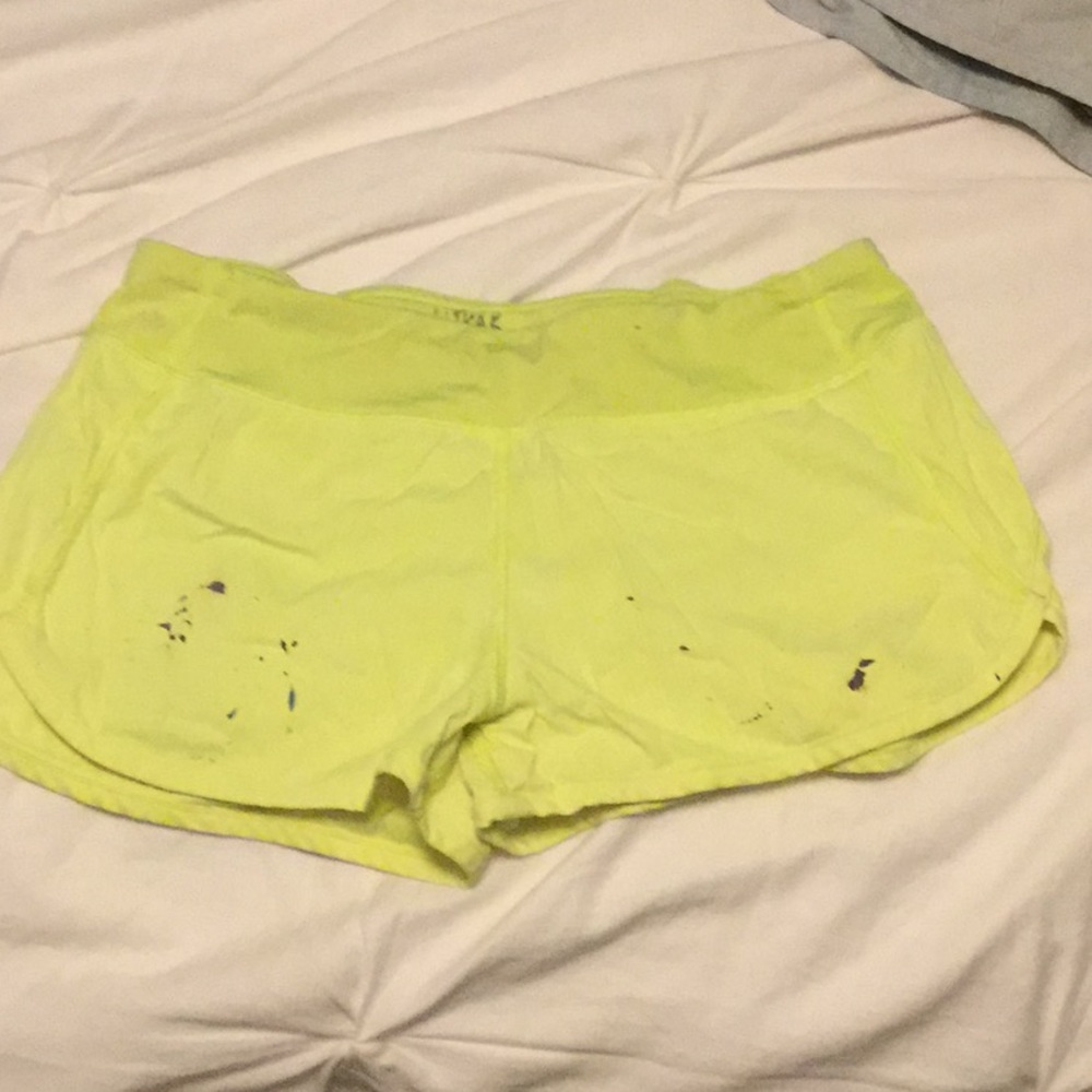 Yellow shorts